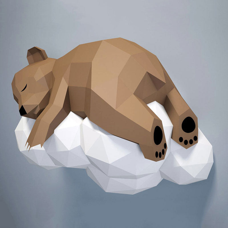 Sleeping Bear 3D Papercraft Kit