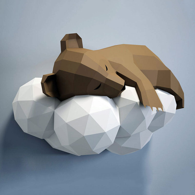 Sleeping Bear 3D Papercraft Kit