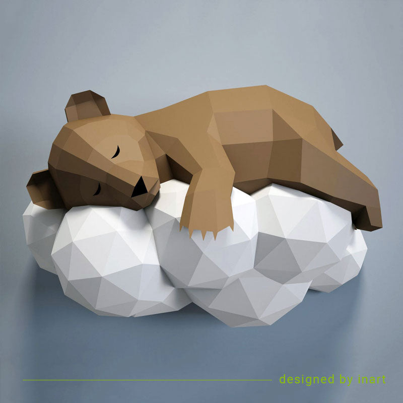 Sleeping Bear 3D Papercraft Kit