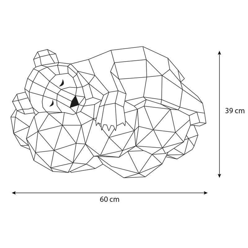 Sleeping Bear 3D Papercraft Kit