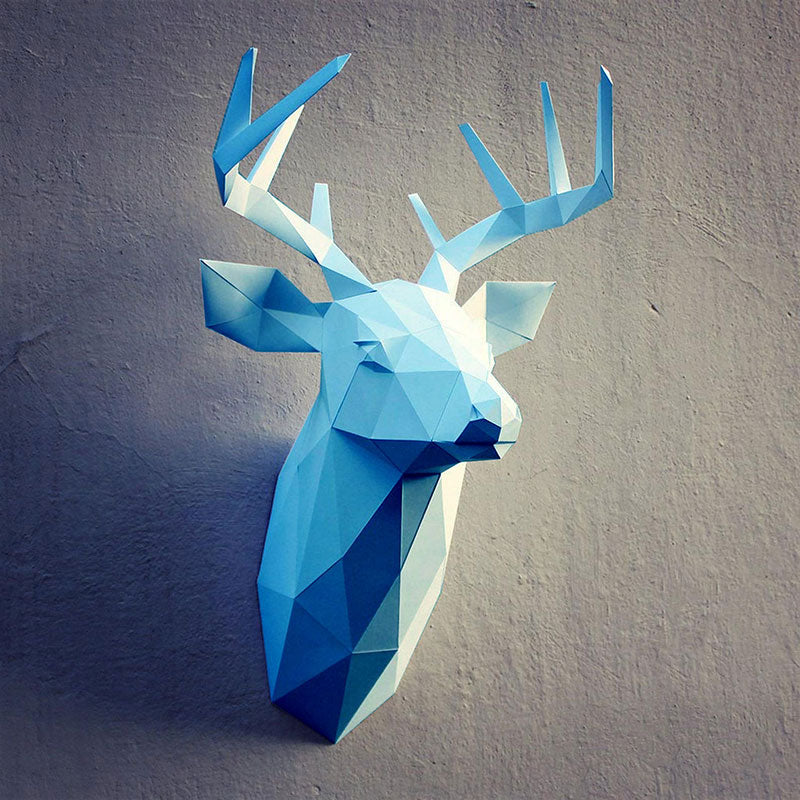 Deer Head 3D Papercraft Kit