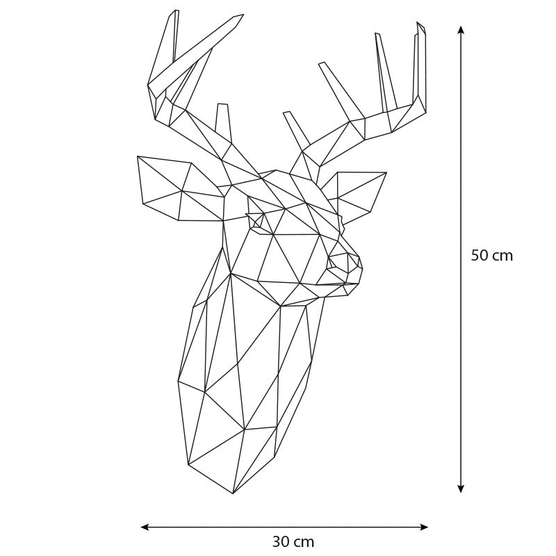 Deer Head 3D Papercraft Kit