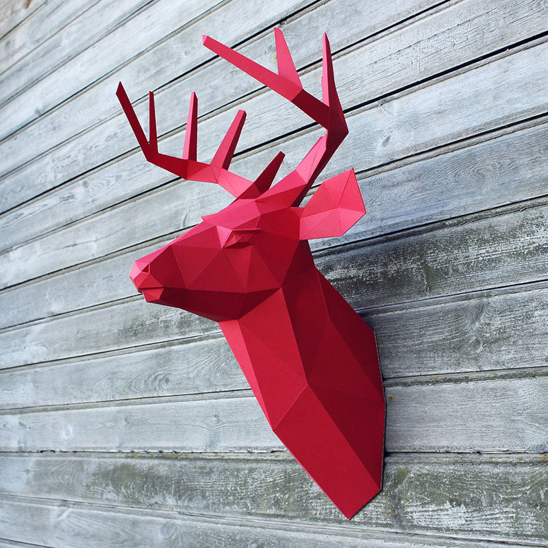 Deer Head 3D Papercraft Kit