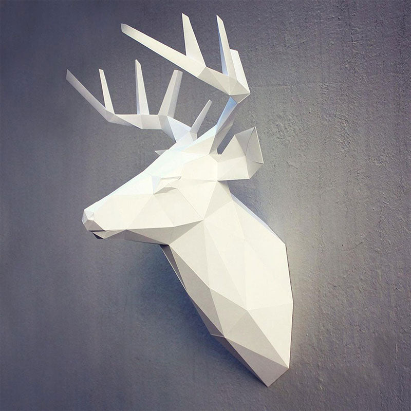 Deer Head 3D Papercraft Kit