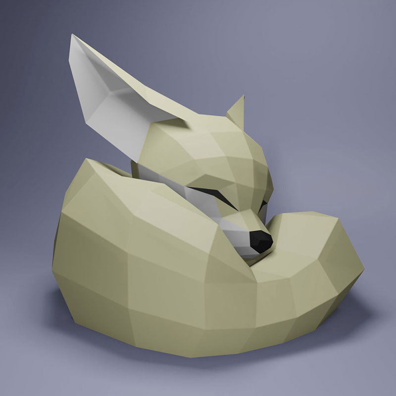 Fennec Fox 3D Papercraft Kit