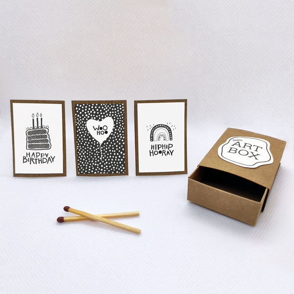 Mini Art - Happy Birthday (4 pcs)