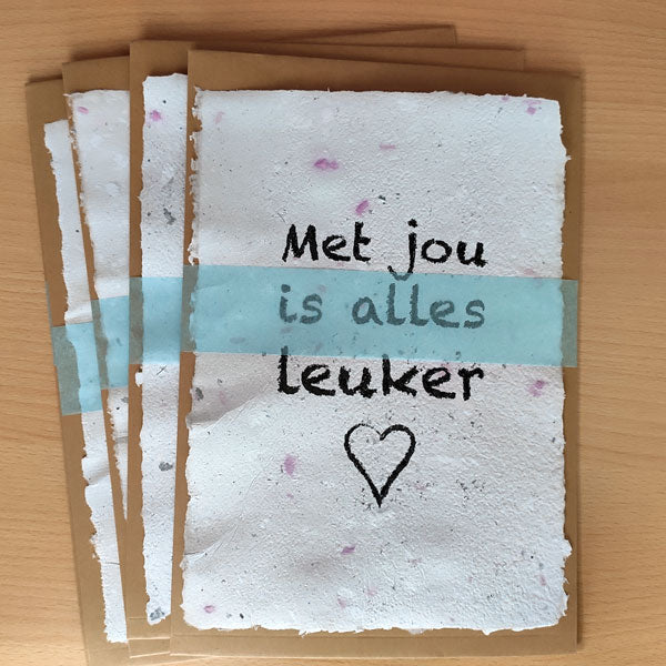 Liefdesbrief – Met jou is alles leuker
