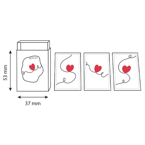 Mini Art - Love (4 pcs)