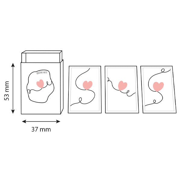 Mini Art - Love Pink (4 pcs)