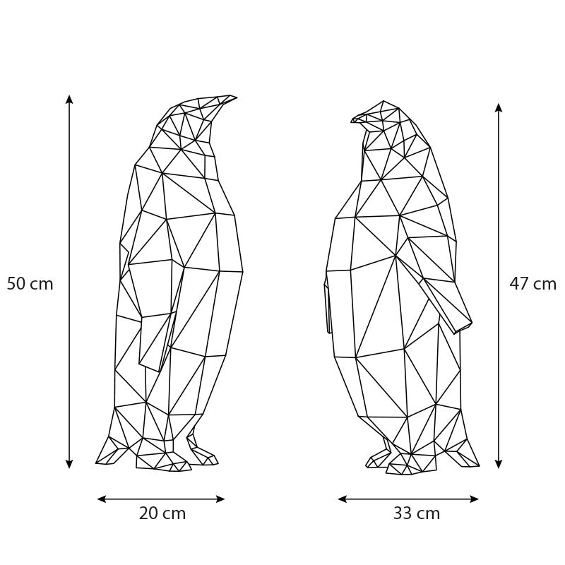 Penguin Couple 3D Papercraft Kit