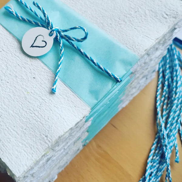 Handgeschept papier – 8 velletjes