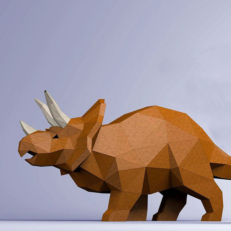 Triceratops 3D Papercraft Kit