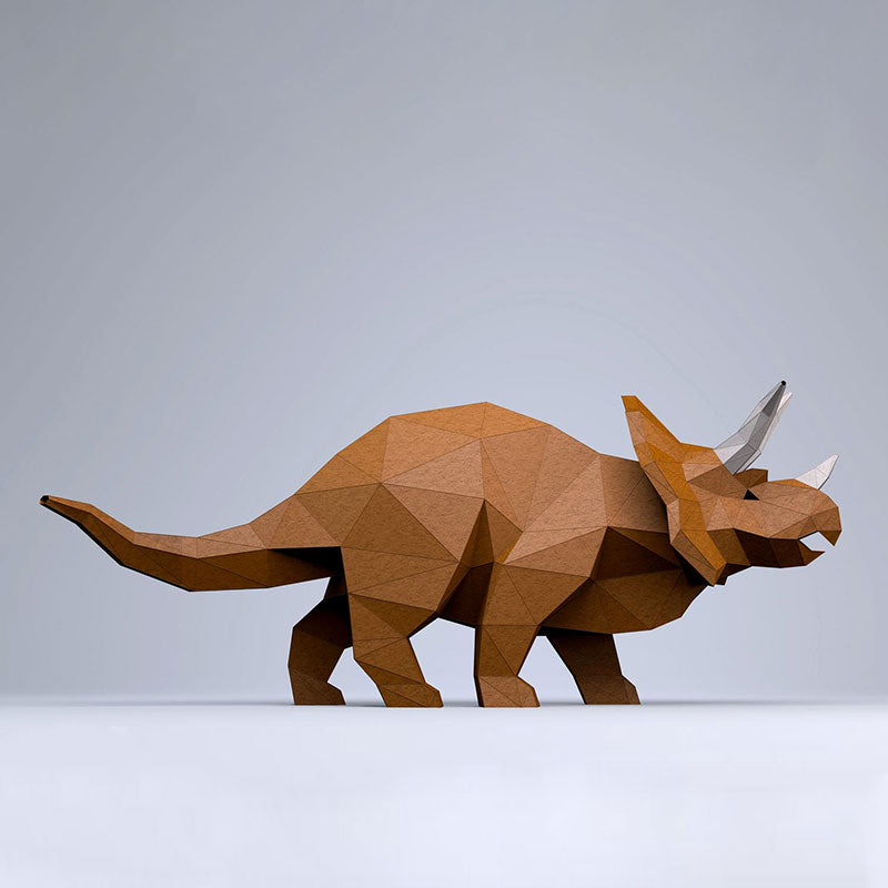 Triceratops 3D Papercraft Kit