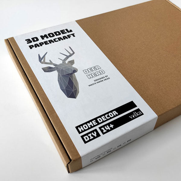 Deer Head – Grey
