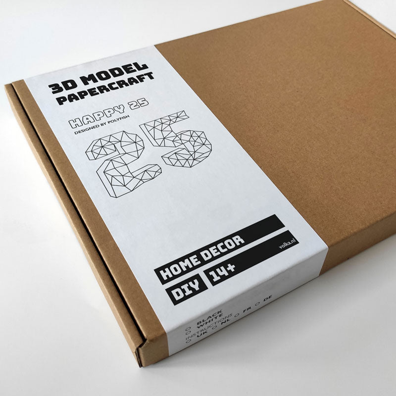 Silver 25 3D Papercraft Kit