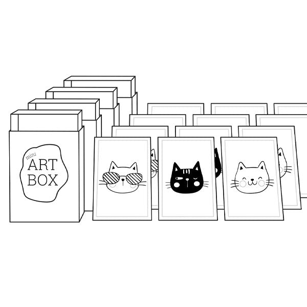 Mini Art - Cats (4 pcs)