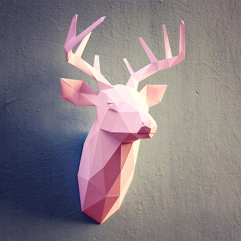 Deer Head 3D Papercraft Kit