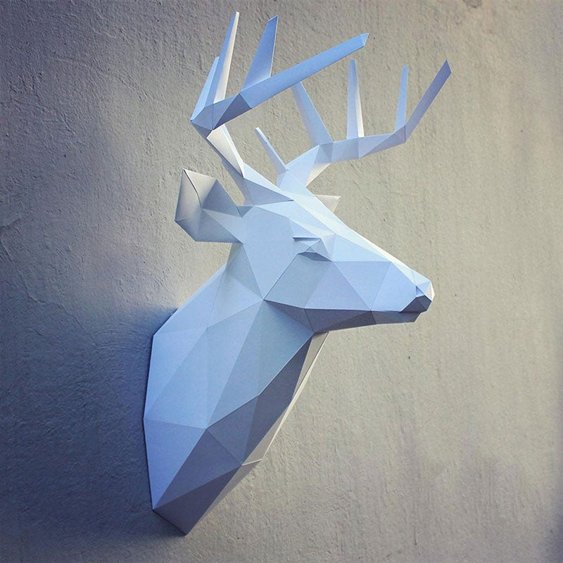 Deer Head 3D Papercraft Kit