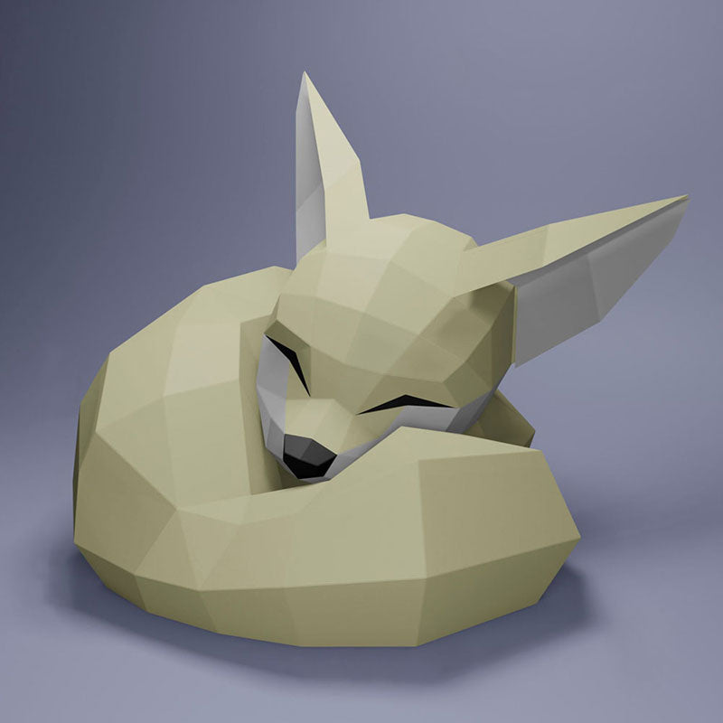 Fennec Fox 3D Papercraft Kit