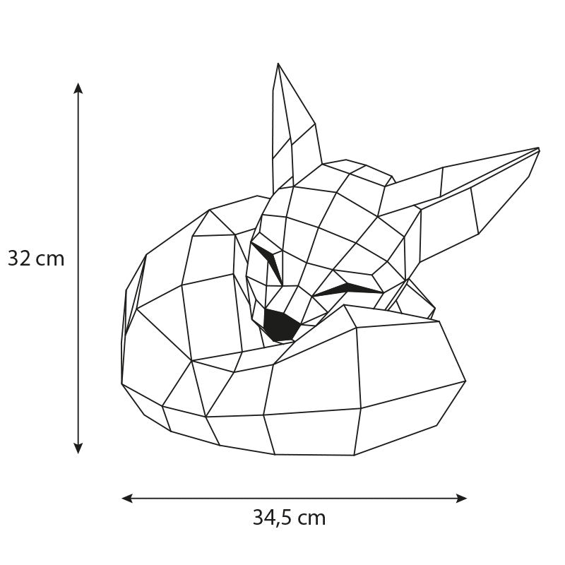 Fennec Fox 3D Papercraft Kit